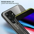 thumbnail image 3 of Gradient Tempered Glass Case Compatible with Samsung Galaxy S25 Edge, Slim Thin Anti-Scratch Shockproof Protective Lightweight Glossy Back Cover for Galaxy S25 Edge Case Wireless Charging - Gray, 3 of 8
