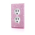thumbnail image 1 of Shiny Pink Rhinestones Wall Plates Light Switch Decorative Cover Plate Single Toggle Rhinestones Outlet Covers Wall Plate Decorative, 1 of 1