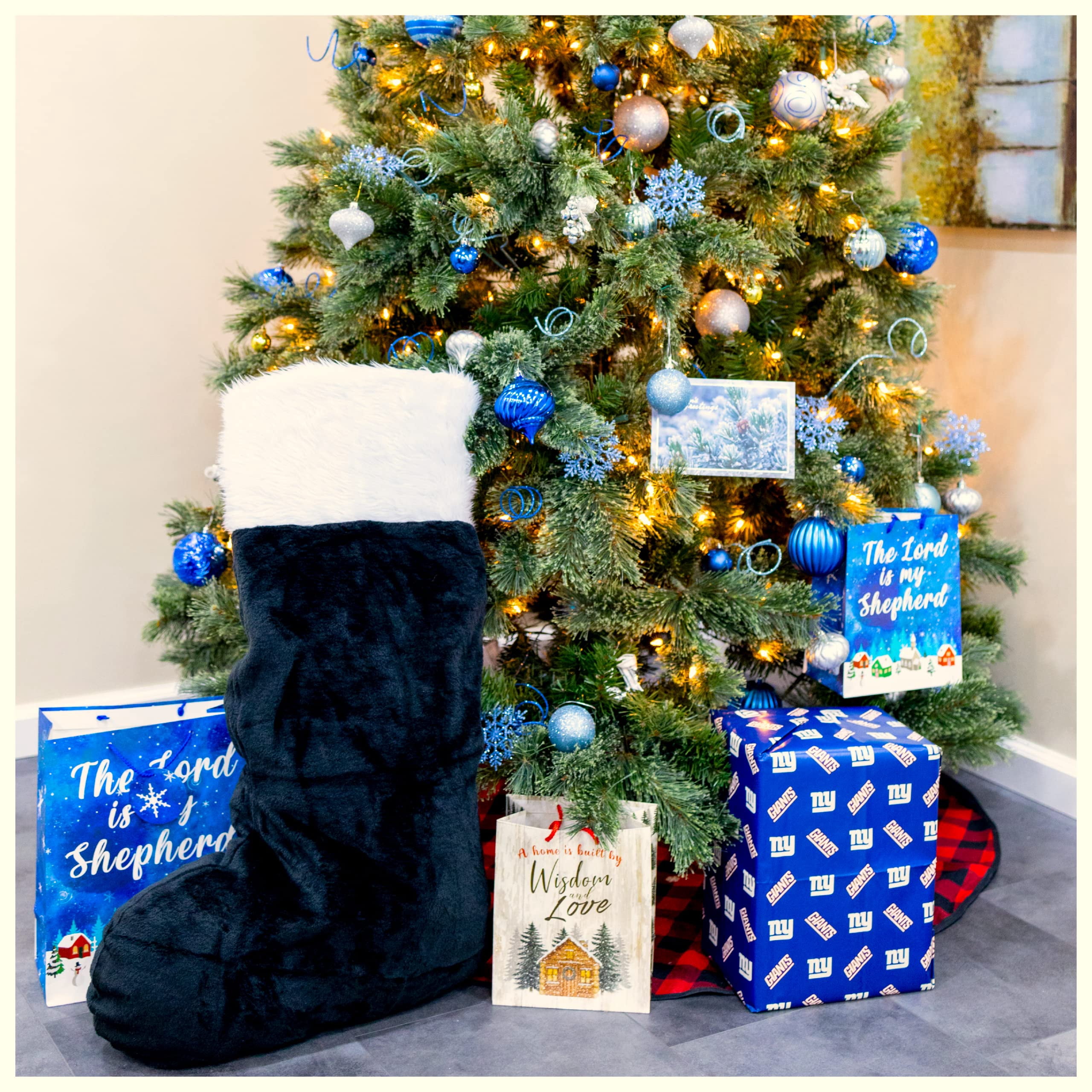 Iconikal 30-Pack Christmas Gift Box Set – Santa Paws Pet Themed, 3 Sizes For Easy Holiday Wrapping