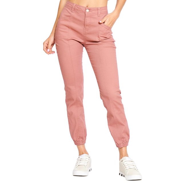 Pantalón Mujer Jogger Palo De Rosa Moda Casual Cómodo rosa 11 Incógnita 330643