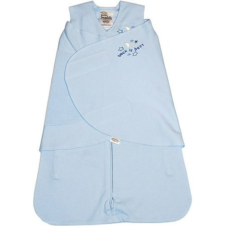 - HALO SleepSack Swaddle, Cotton, Blue, Small