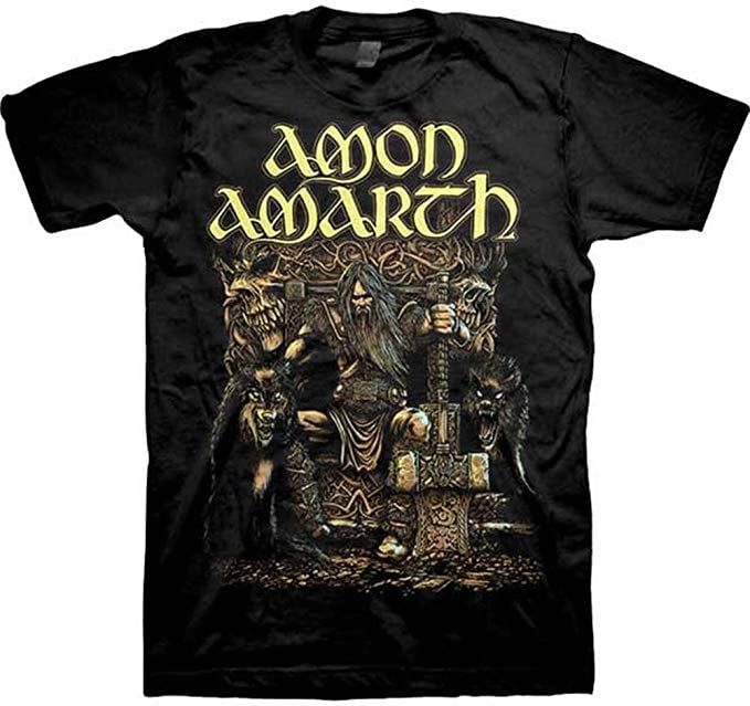 thor wearing amon amarth shirt