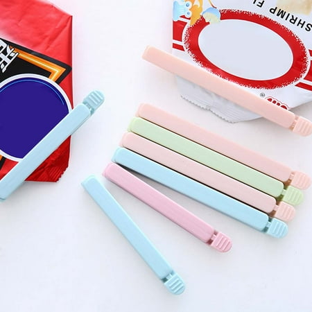 

XM Culture 5Pcs Food Storage Bag Sealer Clips Snack Sealing Clamp Home Kitchen Supplies