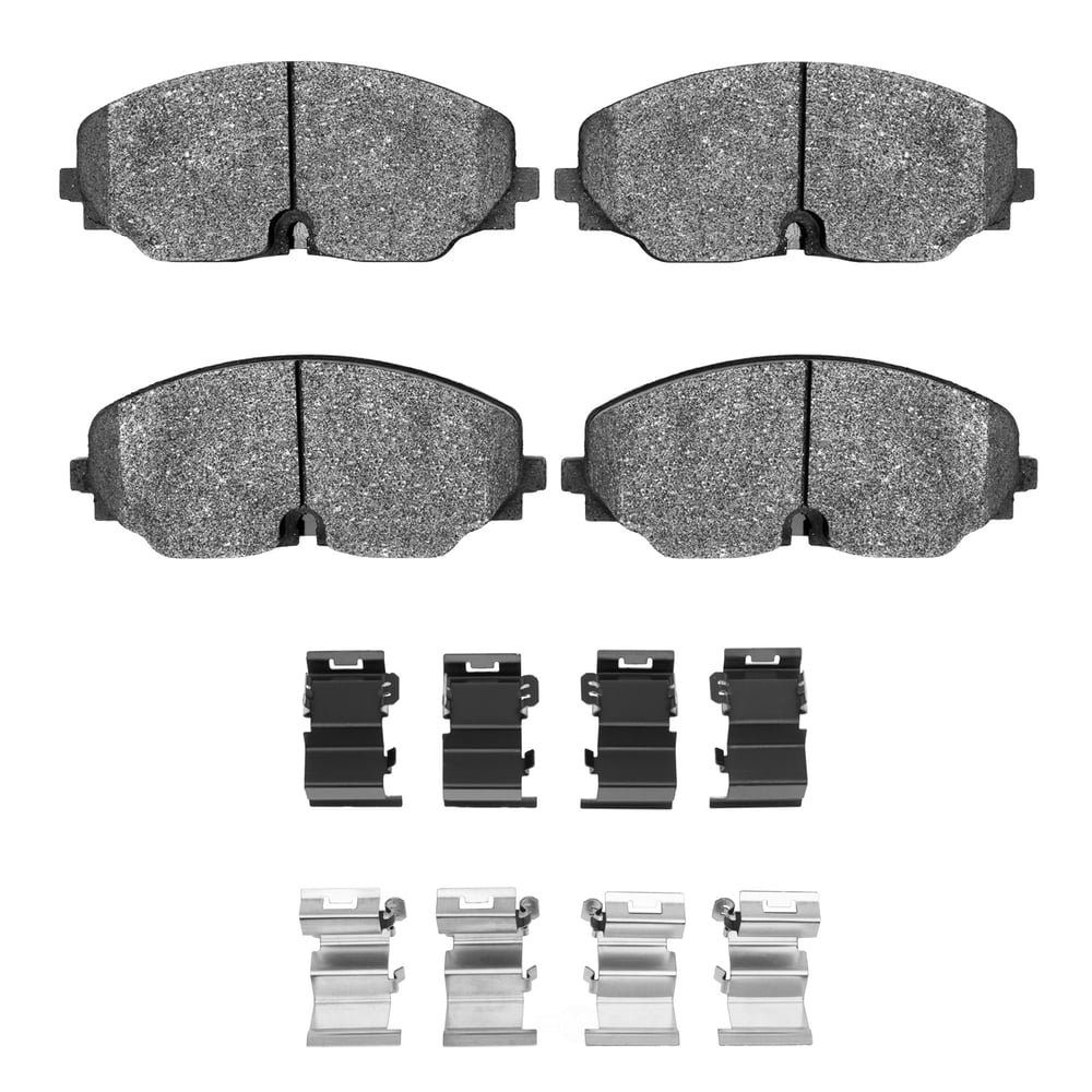 Dynamic Friction Company 1551-2074-01 DFC 5000 Advanced Brake Pads - Ceramic and Hardware Kit - OE