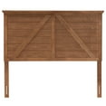 thumbnail image 3 of Baxton Studio Yorick Classic and Traditional Ash Walnut Finished Wood Queen Size Headboard, 3 of 8