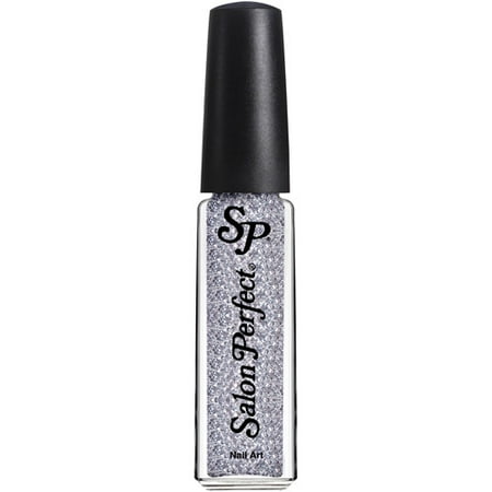 Salon Perfect Nail Polish Art Liner, 811 Silver Sparkle, 0.25 fl oz