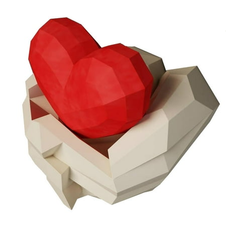 

NUOLUX 1 Set Holding Heart Wall Adornment Valentine s Day Wall Ornament DIY Mold Decor