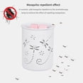 thumbnail image 4 of Ceramic Coin Aromatherapy Lamp Electric Aroma Lamp Wax Melter Essential Aroma Night Light, 4 of 9