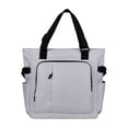 thumbnail image 3 of Bolso de mano Yuyangstore con bolsillo trasero cremallera trabajo computadora portátil viaje Gris claro, 3 of 8