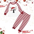 thumbnail image 4 of mgoYE Family Matching Pajamas Winter Christmas Pajamas for Family Matching Sets 2025 Initials Letters Print Xmas Pj Sets Family Holiday Soft Lougewear, 4 of 6