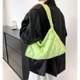 thumbnail image 6 of Lightweight Hobo Bags for Women Quilted Padding Puffer Tote Bag Satchel Purse Large Capacity Shoulder Bag Trendy 2023, 6 of 7