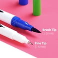 thumbnail image 4 of 12 Colors Dual Tips Brush Pens Art Markers Brush and Fine Point Colored Pen for, 4 of 8