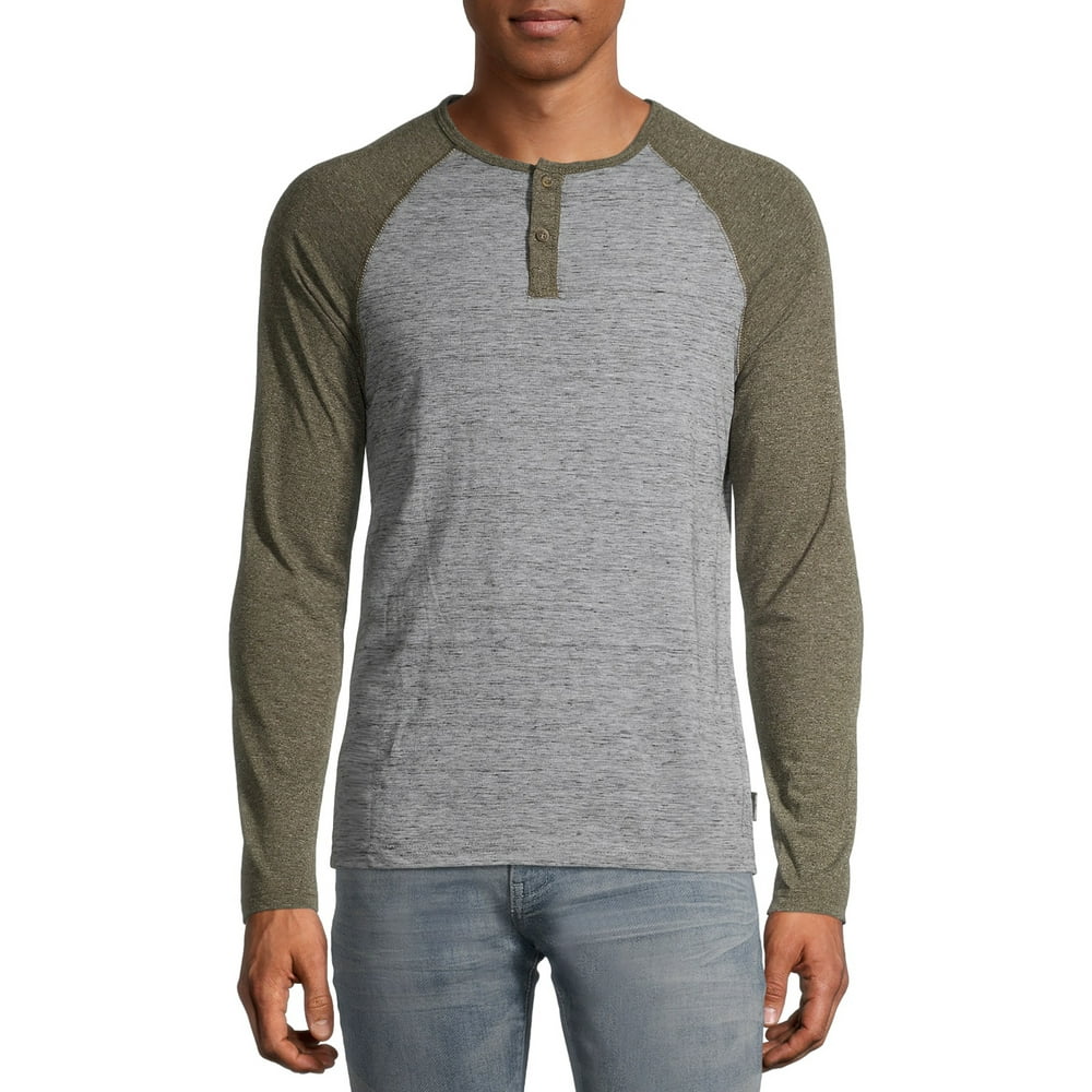 long sleeve raglan henley