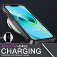 thumbnail image 6 of JETech 3 in 1 Case for iPhone 13 6.1-Inch, with 2-Pack Screen Protector and 2-Pack Camera Lens Protector, Full Coverage Tempered Glass Film, Shockproof Bumper Phone Cover (Black), 6 of 7