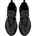 thumbnail image 4 of Men's Gothic Skull Running Shoes, Punk Rock Breathable Cushion Sports Walking Sneakers Gym Jogging Tennis Shoes, 4 of 6