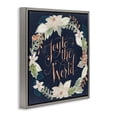 thumbnail image 3 of Stupell Industries Farmhouse Joy To The World Gray Floating Frame Canvas Art, 18 x 18, by Grace Popp, 3 of 8