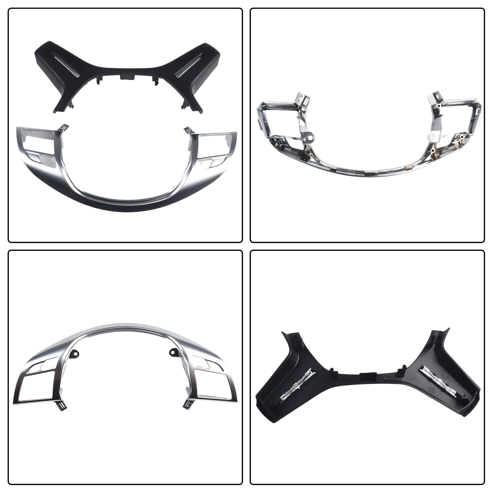 Steering Wheel Trim Panel For Mercedes ML GL GLS W166 W204 W212 Car Steering Wheel Center Bezel Cover Trim Interior Accessories