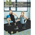 thumbnail image 6 of Large Exercise Mat 7'x5' Workout Mat Gym Flooring for Home Gym Mats Exercise Mats for Home Workout Thick Floor Mat for Fitness, 6 of 6