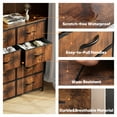thumbnail image 6 of TINKLE WELL 8-Drawer Dresser for Bedroom, Drawer Dresser Organizer Storage Drawers Fabric Storage Tower, 6 of 6