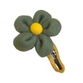thumbnail image 3 of Otoño Invierno flor grande pinza para el pelo elegante para verano señoras mujeres chica , VERDE Yinane grandes pinzas para el cabello, 3 of 8