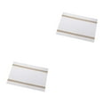 thumbnail image 3 of Kearding Tapete de de PVC a rayas, manteles individuales resistentes a las manchas, posavasos rectangulares antideslizantes para mesas de Blanco Rectángulo/30*45cm 2Conjunto, 3 of 6