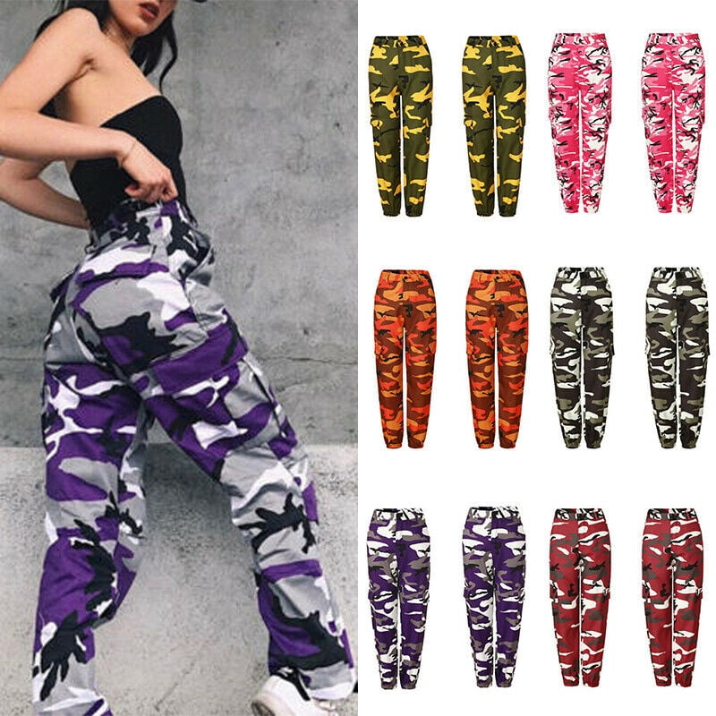 Women Sweatpants Camouflage Joggers 