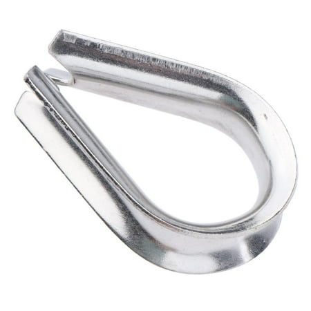 

1pc 304 Marine Grade Stainless Steel Wire Rope Thimbles 10mm Set of 1