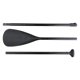 thumbnail image 1 of Remo de kayak de longitud ajustable, ergonómico y portátil para tabla de paddle surf. Negro, 1 of 8