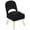 Black, variant on Furniliving Vanity Stool Chair with Storage and Folding Back, Faux Fur Makeup Ottoman, Makeup Chair with Anti-Slip Feet, Upholstered Footstool for Makeup, Bedroom, White