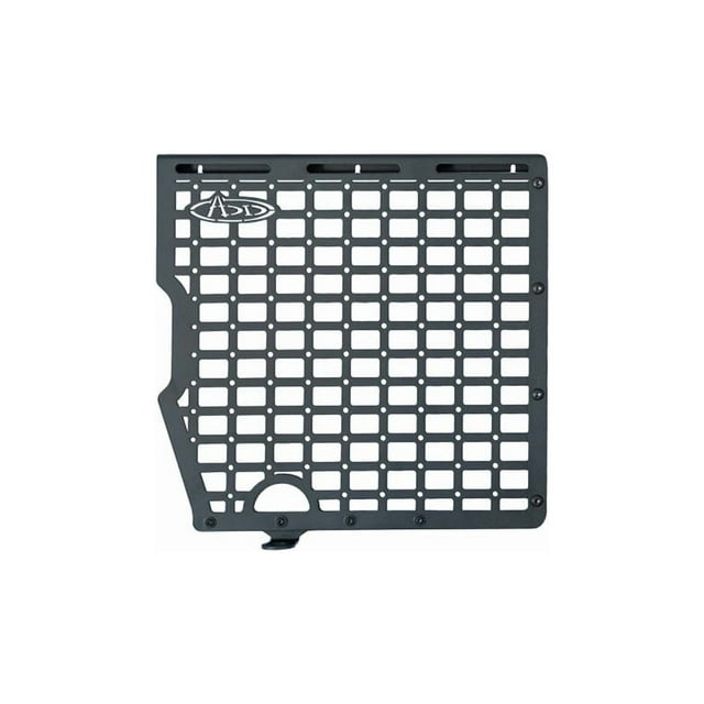Addictive Desert Designs Molle Cargo Panel AC1904401NA Bed Mount; Driver Side; Bolt-On; Flush Mount; Powder Coated; Hammer Black; Steel