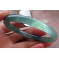 thumbnail image 3 of Certified Icy Green Burma Natural A JADE Jadeite Circle Bangle Bracelet 57 mm 657941 TN, 3 of 12