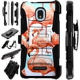 thumbnail image 1 of Compatible with Cricket Icon 2 (2020) Hybrid LuxGuard Holster Phone Case Cover (Flamingo Lake), 1 of 1