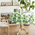 thumbnail image 5 of St. Patrick''s Day Tablecloth 60×60 Inch Round, Watercolor Shamrock Washable Table Cover for Party Picnic Dinner Decor, 5 of 6