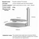 thumbnail image 5 of Rotatable Ceiling Wall Mount Stand for XGIMI Mijia Mini Projector Play 3 MoGo 2 Pro Multi-Angle Adjustable_c*, 5 of 5