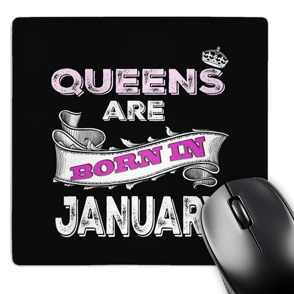 3dRose, Queens are born in January., MousePad
