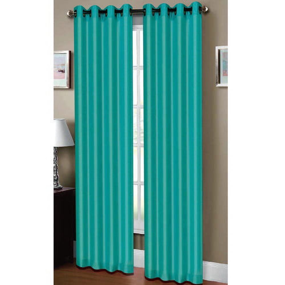 Raphael Heathered Faux Linen Extra Wide Grommet Curtain Panels