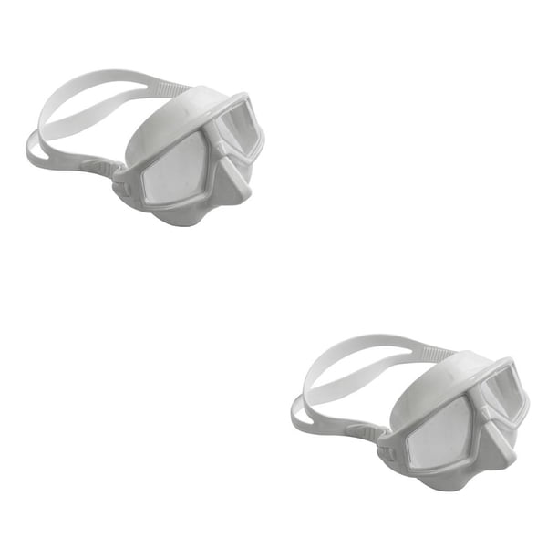 Naiovety Máscaras de ligeras Vista de 120 grados Gafas de buceo bajo el agua Gafas de snorkel Equipo de natación Adultos Type2 NO2 Naiovety CBP362292