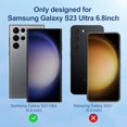 thumbnail image 2 of Protector de pantalla LK TPU para Samsung Galaxy S23 Ultra, paquete de 3, 2 of 7