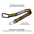 thumbnail image 2 of Kurgo Direct to Seatbelt Tether for Dogs, Adjustable, for any car, Carabiner Clip, Orange, 2 of 8