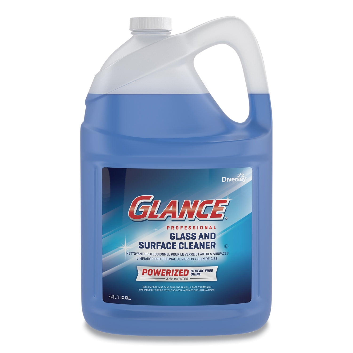 Diversey Glance Powerized Glass And Surface Cleaner, Liquid, 1 Gal