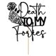 thumbnail image 2 of Cake Topper GREABRRY «Muerte a mis cuarentas» negro con brillo, 2 of 7