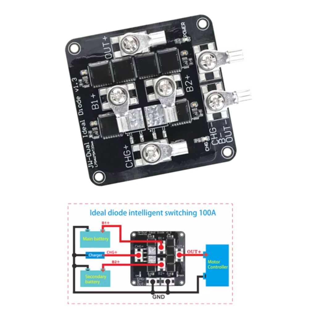 Ideal Diode 75V 50A Sufficient Current Station Industrial Control Redundancy Controller Module Photovoltaic Solar Base