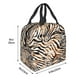 thumbnail image 3 of Easygdp Watercolor Zebra Bolsa Térmica Premium - Tela Oxford Impermeable, Gran Capacidad, Bolsillo Frontal, Unisex para Trabajo, Escuela, Actividades al Aire Libre y Picnics, 3 of 8