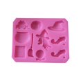 thumbnail image 2 of 100Fens Halloween Cake Fondant Silicone Molds Witch Bat Skull Shape Chocolate Epoxy Resin Mould Party Cupcake Topper Decorating Tools with Dropper, 2 of 6