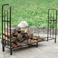 thumbnail image 6 of Sunnydaze Indoor or Outdoor Traditional Steel Firewood Log Rack with Kindling Holder, 6 of 8