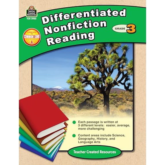 Pre-Owned Differentiated Nonfiction Reading Grade 3 (Paperback) 1420629204 9781420629200