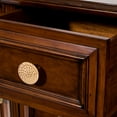 thumbnail image 5 of Raindrops 6-Pack White Rattan Drawer Knobs Set, Stylish Furniture Handles for Cabinets and Dressers, 5 of 8