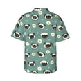 thumbnail image 3 of Fotbe Cute Puppy Hawaiian Shirt for Men Unisex Summer Beach Casual Short Sleeve Cotton Linen Button Down Shirts-XX-Large, 3 of 9