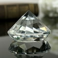 thumbnail image 3 of SmartBy 40mm Clear Paperweight Faceted Cut Glass Giant Artificial Diamond Jewelry Decor, 3 of 4