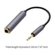thumbnail image 5 of Cable Adaptador de Audio Hugo 3,5 Macho a 6,35 Hembra 20 cm, 5 of 8